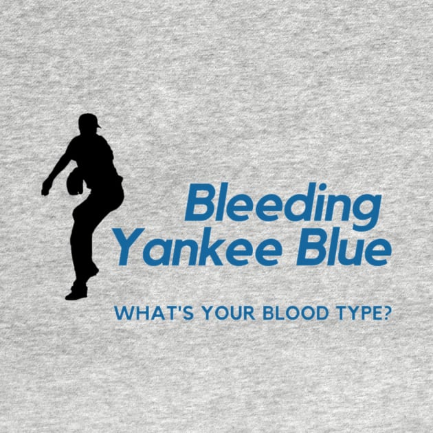 BYB Silhouette Design on Gray by Bleeding Yankee Blue